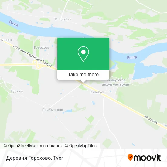 Деревня Горохово map
