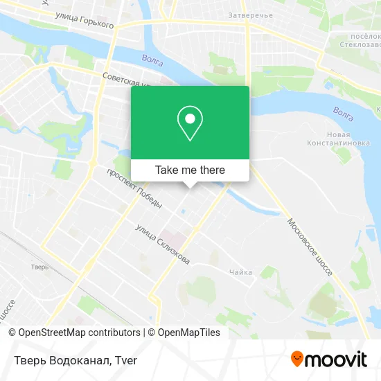 Тверь Водоканал map