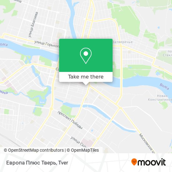 Европа Плюс Тверь map