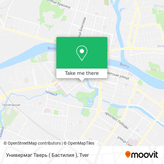 Универмаг Тверь ( Бастилия ) map
