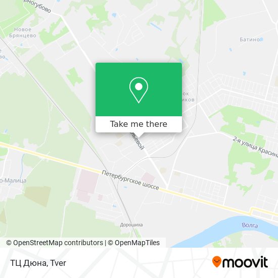 ТЦ  Дюна map