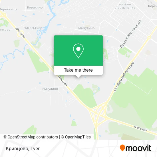 Кривцово map
