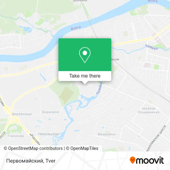 Первомайский map