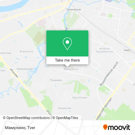 Мамулино map
