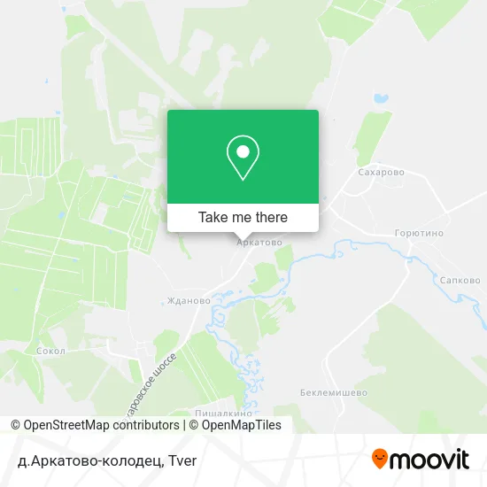 д.Аркатово-колодец map
