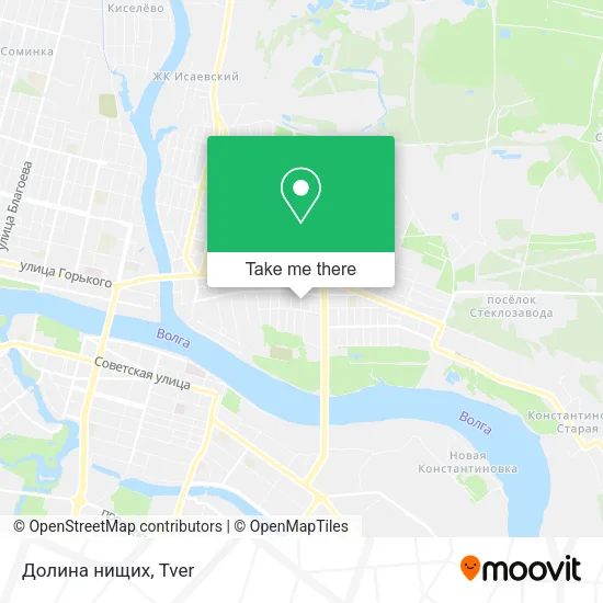 Долина нищих map