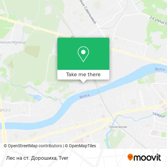Лес на ст. Дорошиха map