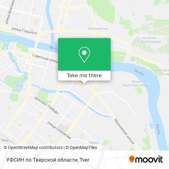 УФСИН по Тверской области map