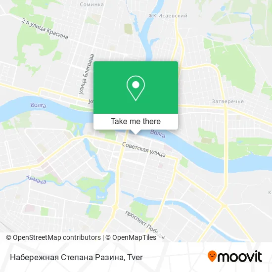 Набережная Степана Разина map