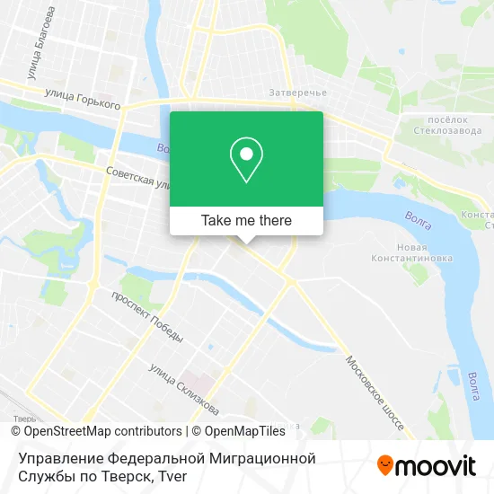 Управление Федеральной Миграционной Службы по Тверск map