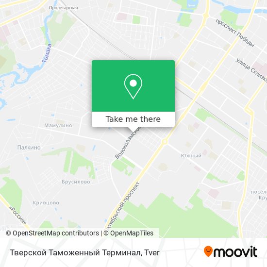 Тверской Таможенный Терминал map