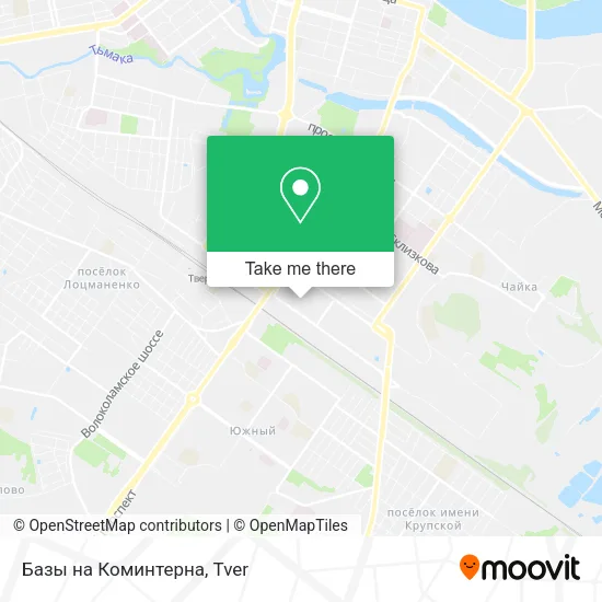 Базы на Коминтерна map