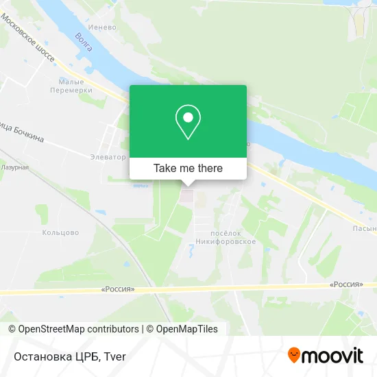 Остановка ЦРБ map