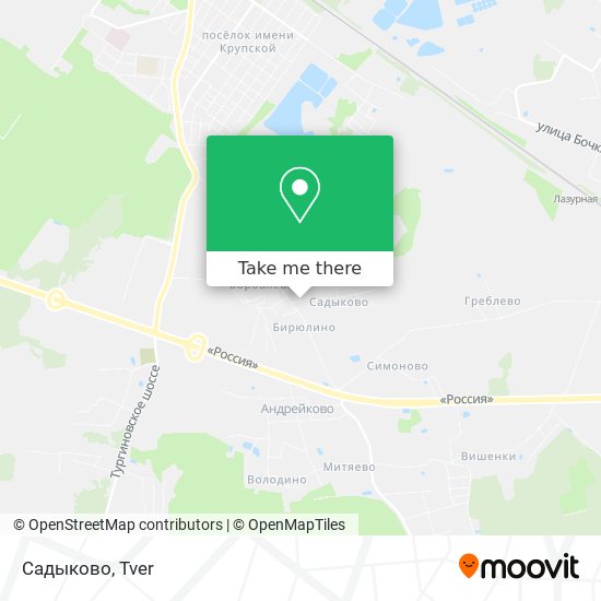 Садыково map