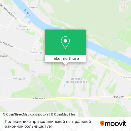 Поликлиника при калининской центральной районной больнице map