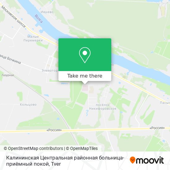 Калининская Центральная районная больница-приёмный покой map