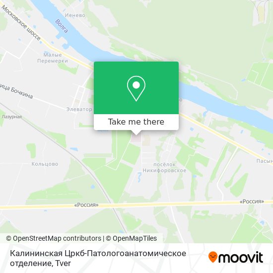Калининская Цркб-Патологоанатомическое отделение map