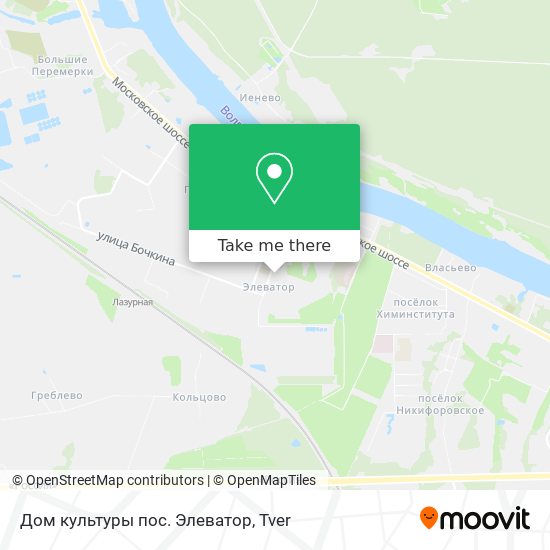 Дом культуры пос. Элеватор map