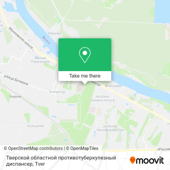 Тверской областной противотуберкулезный диспансер map