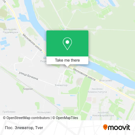 Пос. Элеватор map