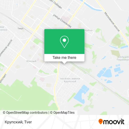 Крупский map