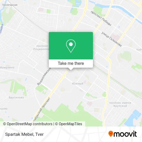 Spartak Mebel map