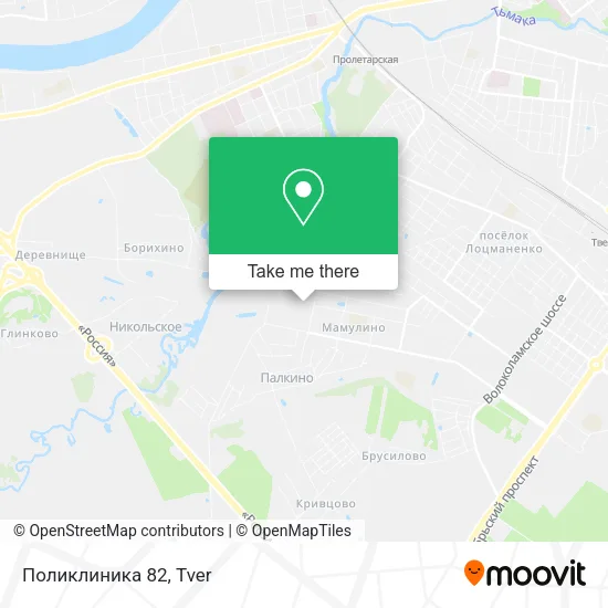 Поликлиника 82 map