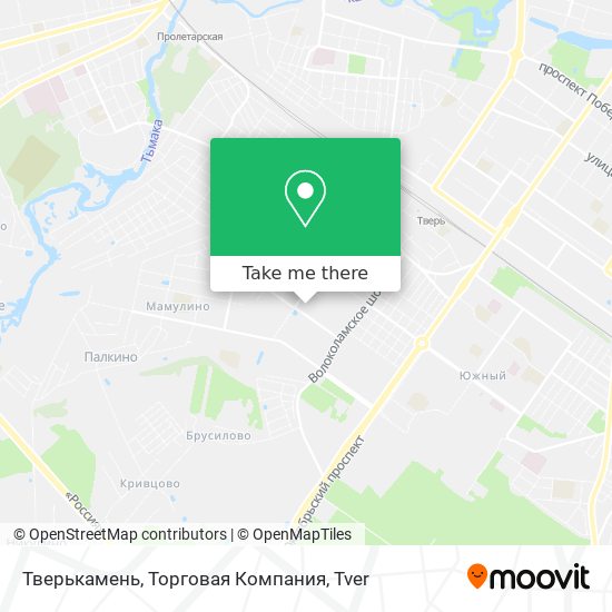 Тверькамень, Торговая Компания map