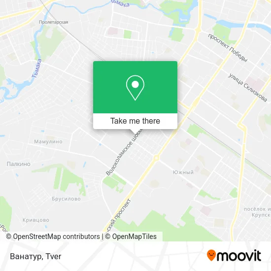 Ванатур map