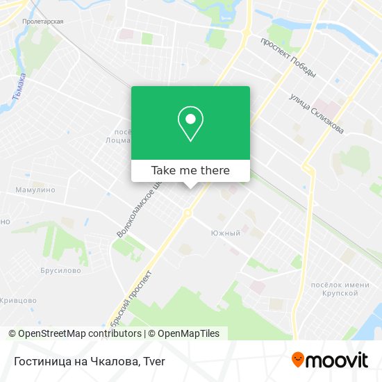Гостиница на Чкалова map