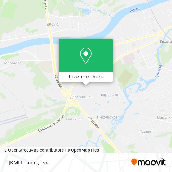 ЦКМП-Тверь map