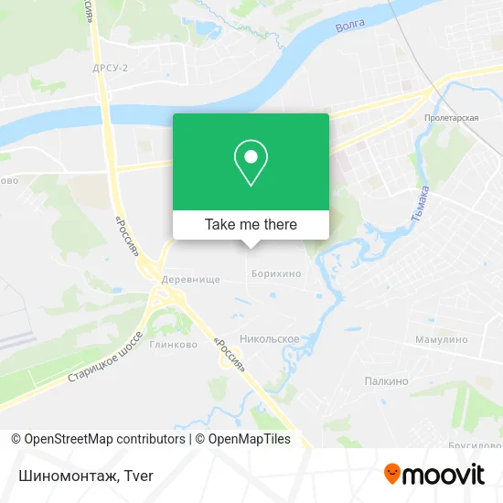 Шиномонтаж map