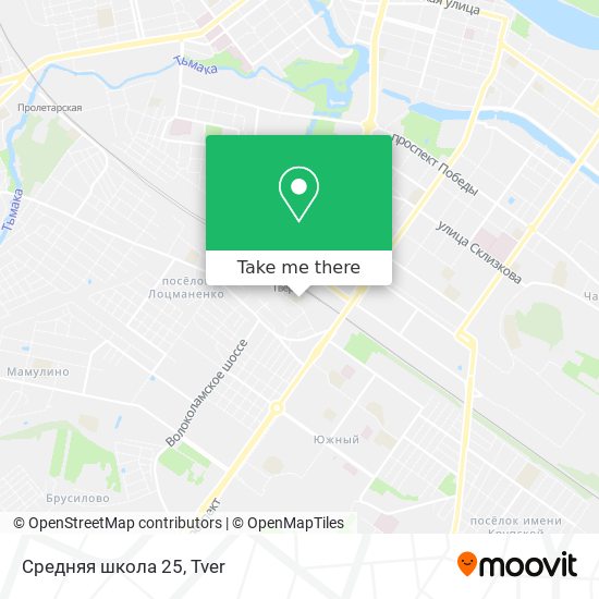 Средняя школа 25 map
