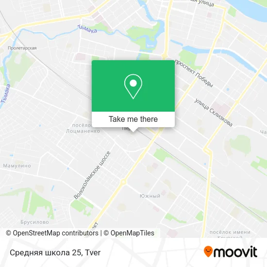 Средняя школа 25 map