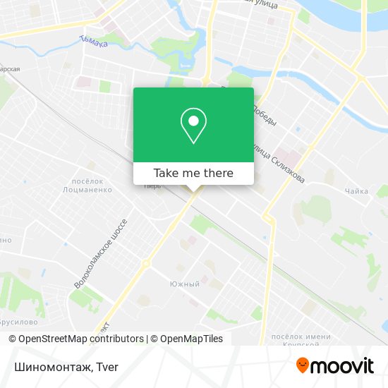 Шиномонтаж map