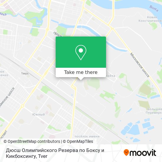 Дюсш Олимпийского Резерва по Боксу и Кикбоксингу map