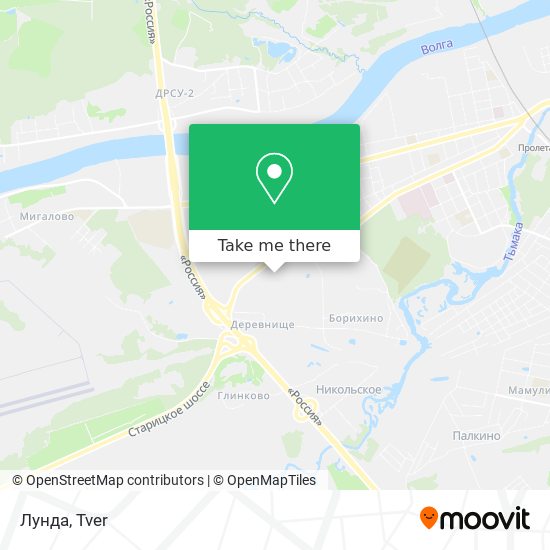 Лунда map