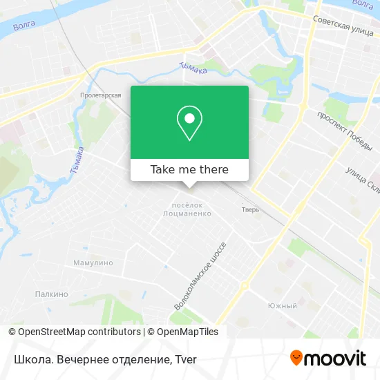 Школа. Вечернее отделение map