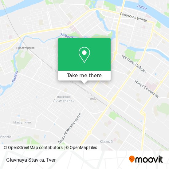 Glavnaya Stavka map