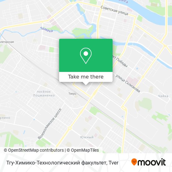 Тгу-Химико-Технологический факультет map