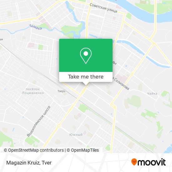Magazin Kruiz map