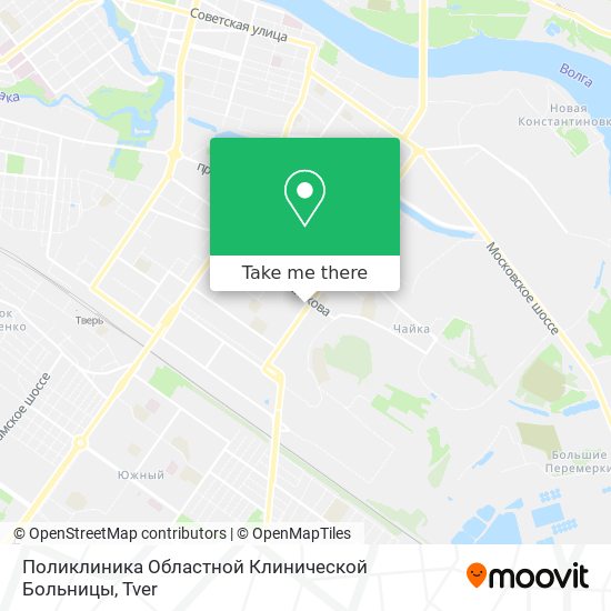 Поликлиника Областной Клинической Больницы map