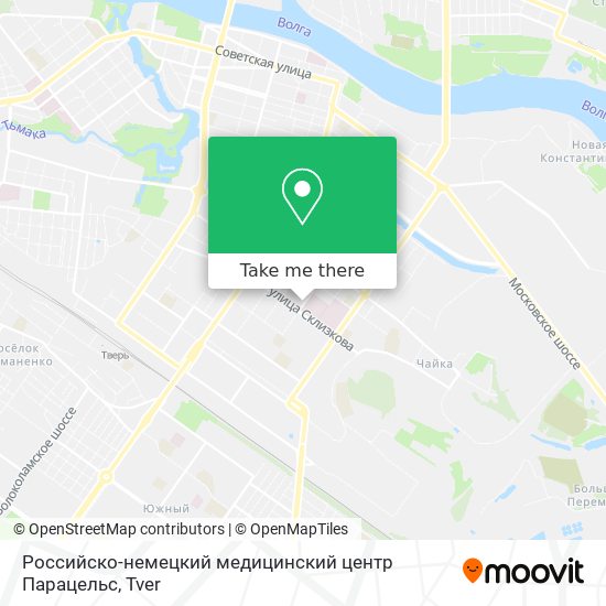 Российско-немецкий медицинский центр Парацельс map