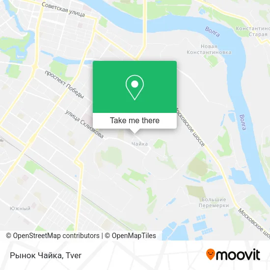 Рынок Чайка map