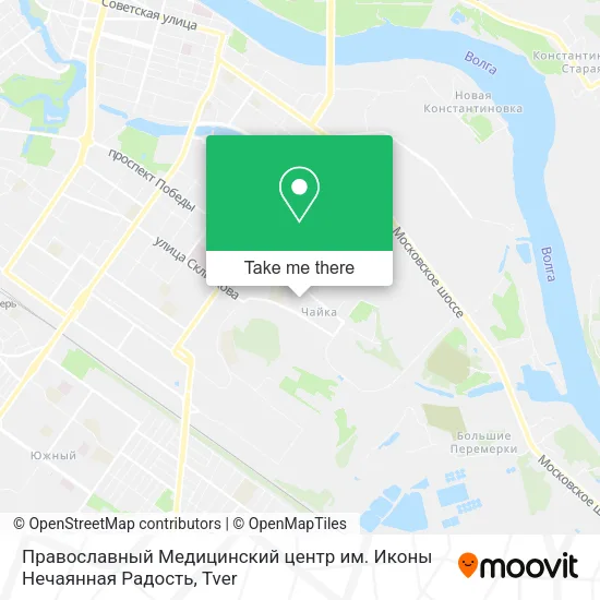 Православный Медицинский центр им. Иконы Нечаянная Радость map