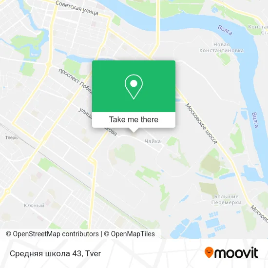 Средняя школа 43 map