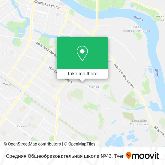 Средняя Общеобразовательная школа №43 map