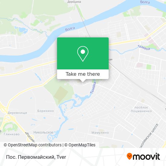 Пос. Первомайский map