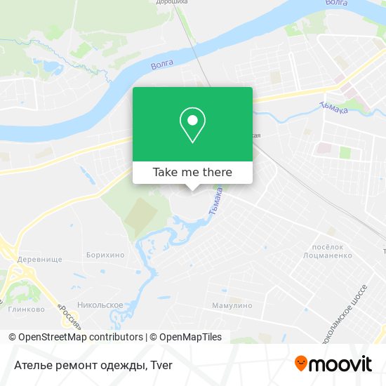Ателье ремонт одежды map