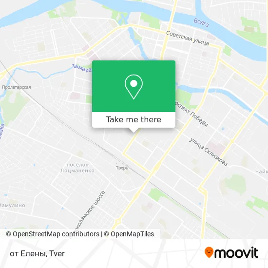 от Елены map
